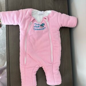 Baby Merlin Magic Sleepsuit Pink 3-6 months small